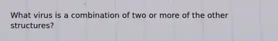 What virus is a combination of two or more of the other structures?