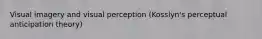 Visual imagery and visual perception (Kosslyn's perceptual anticipation theory)