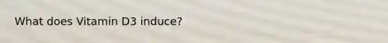 What does Vitamin D3 induce?