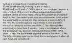 Vyshali is evaluating an investment costing 55,000 that has cash flows of35,000 in Year 2, 36,000 in Year 3, and −5,000 in Year 4. Her employer requires a rate of return of 8 percent and has a required discounted payback period of three years. Should this project be accepted? Why? A. Yes; The project pays back on a discounted basis within the assigned time period and also produces a positive NPV. B. Yes; The discounted payback requirement is met and other methods of analysis are less desirable. C. No; Although the project earns more than 8 percent, there is no situation where the project can pay back on a discounted basis within three years. D. No; The discounted payback period is too short. E. No; The NPV indicates rejection as does discounted payback when all cash flows are considered.