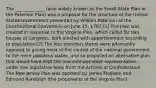 The ___ _____ ____ (also widely known as the Small State Plan or the Paterson Plan) was a proposal for the structure of the United States Government presented by William Paterson at the Constitutional Convention on June 15, 1787.[1] The plan was created in response to the Virginia Plan, which called for two houses of Congress, both elected with apportionment according to population.[2] The less populous states were adamantly opposed to giving most of the control of the national government to the more populous states, and so proposed an alternative plan that would have kept the one-vote-per-state representation under one legislative body from the Articles of Confederation. The New Jersey Plan was opposed by James Madison and Edmund Randolph (the proponents of the Virginia Plan).