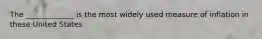 The _____________ is the most widely used measure of inflation in these United States