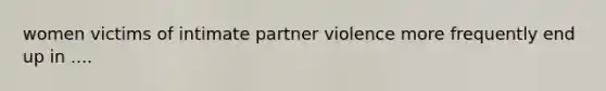 women victims of intimate partner violence more frequently end up in ....