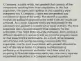 X Company, a public entity, has goodwill that consists of five components resulting from three acquisitions. In the first acquisition, the assets and liabilities of the subsidiary were integrated into X Company's books and the goodwill was considered an asset of the entity. The second acquisition involves an additional payment to the seller if certain results are achieved. As a result, separate books are maintained for the subsidiary and goodwill is considered an asset on them. The third acquisition was of a multi-departmental company. For this acquisition X has hired three separate managers, each running a different department, and each with an incentive program based on that department's performance. As a result, three separate sets of books and records are being maintained for this acquisition, one for each department, with goodwill allocated to each of the sets of books. X Company is contemplating performing an impairment evaluation, as it does when it is preparing its financial statements each year. How many separate impairment evaluations is X Company required to perform?