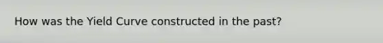 How was the Yield Curve constructed in the past?
