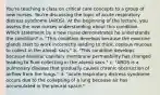 You're teaching a class on critical care concepts to a group of new nurses. You're discussing the topic of acute respiratory distress syndrome (ARDS). At the beginning of the lecture, you assess the new nurses understanding about this condition. Which statement by a new nurse demonstrates he understands the condition? a. "This condition develops because the exocrine glands start to work incorrectly leading to thick, copious mucous to collect in the alveoli sacs." b. "This condition develops because alveolar capillary membrane permeability has changed leading to fluid collecting in the alveoli sacs." c. "ARDS is a pulmonary disease that gradually causes chronic obstruction of airflow from the lungs." d. "Acute respiratory distress syndrome occurs due to the collapsing of a lung because air has accumulated in the pleural space."