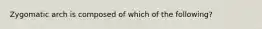 Zygomatic arch is composed of which of the following?